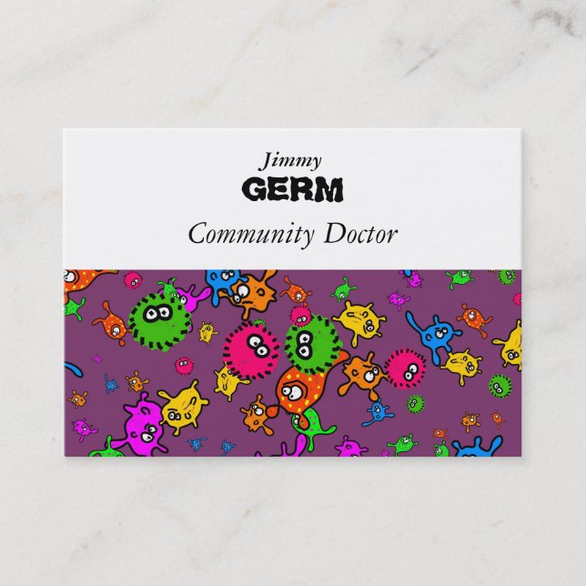 Bacteria Wallpaper Business Card (Front)