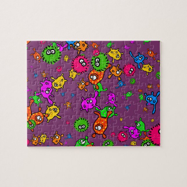 Bacteria Wallpaper Jigsaw Puzzle (Horizontal)