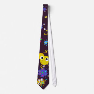 Bacteria Wallpaper Tie