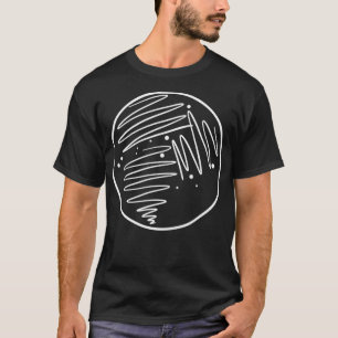 Bacterial Culture streaks on glass Petri Dish in M T-Shirt
