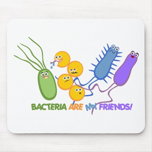 Bacterial Friends Mouse Pad (Front)