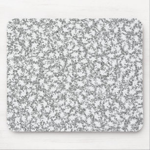 Bacterias drawing black and white pattern mouse pad