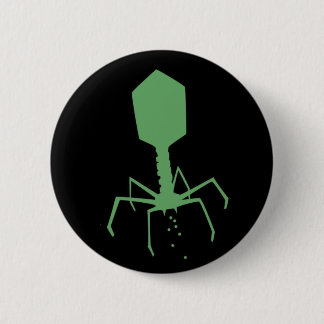 Bacteriophage 6 Cm Round Badge