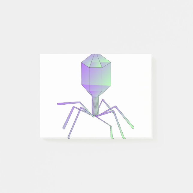 Bacteriophage Post-it Notes (Front)
