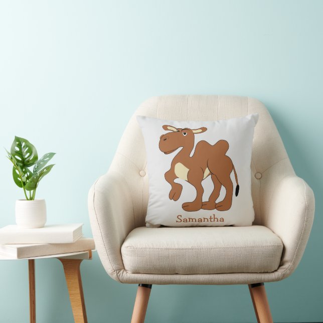 Bactrian Camel Design Personalised Cushion (Chair)