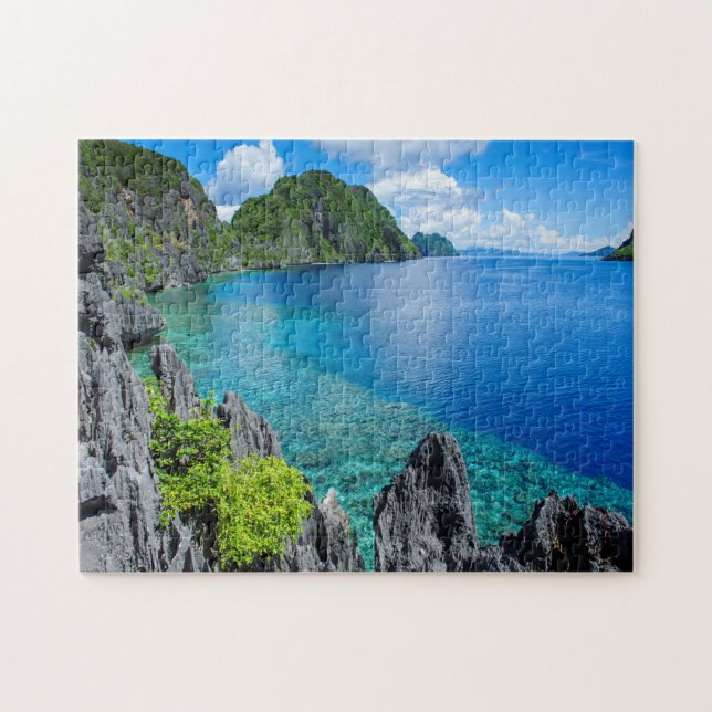 Bacuit Archipelago Seascape Jigsaw Puzzle (Horizontal)