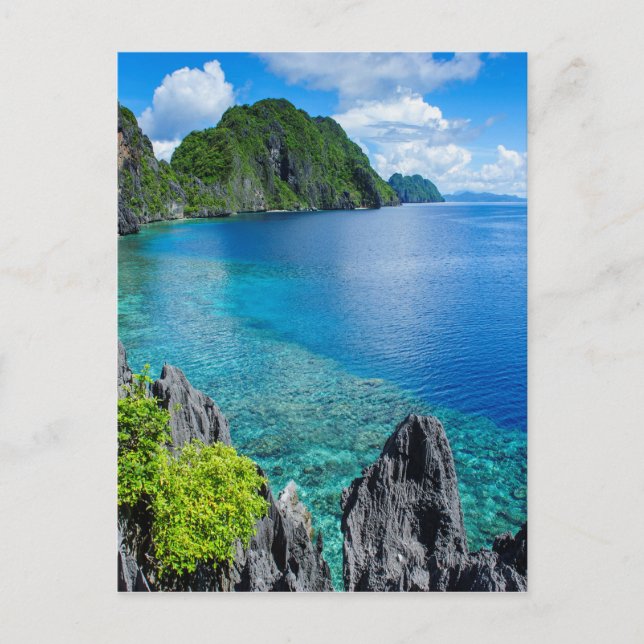 Bacuit Archipelago Seascape Postcard (Front)
