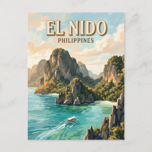 Bacuit Bay El Nido Philippines Postcard