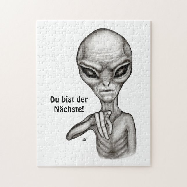 Bad Alien , Du bist der Nächste! Jigsaw Puzzle (Vertical)