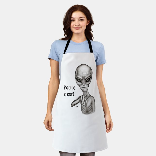 Bad Alien , You're next ! Apron (Worn)