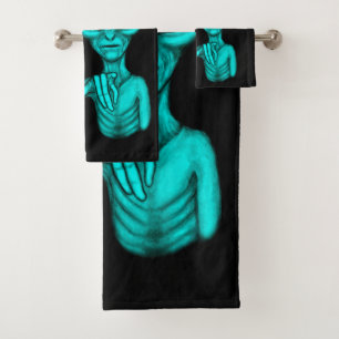 Bad Alien , You're next ! Bath Towel Set