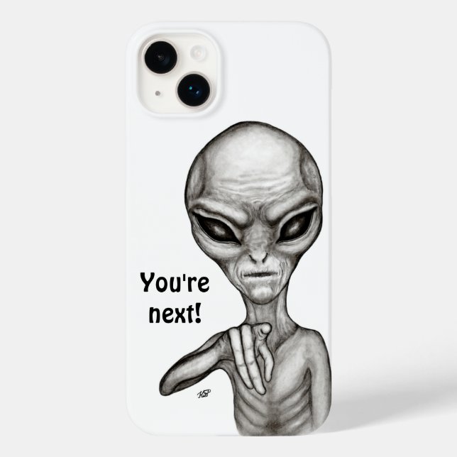 Bad Alien , You're next ! Case-Mate iPhone Case (Back)