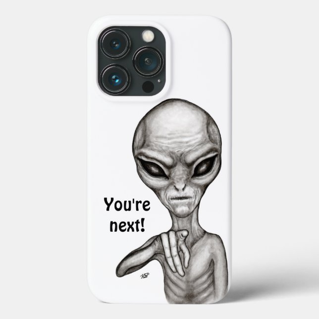 Bad Alien , You're next ! Case-Mate iPhone Case (Back)