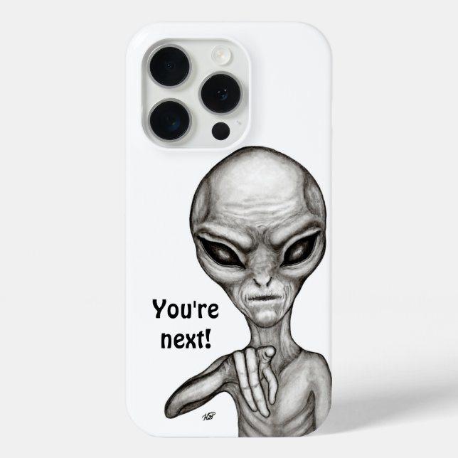 Bad Alien , You're next ! Case-Mate iPhone Case (Back)