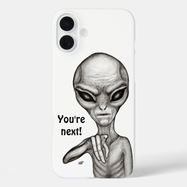 Bad Alien , You're next ! Case-Mate iPhone Case (Back)