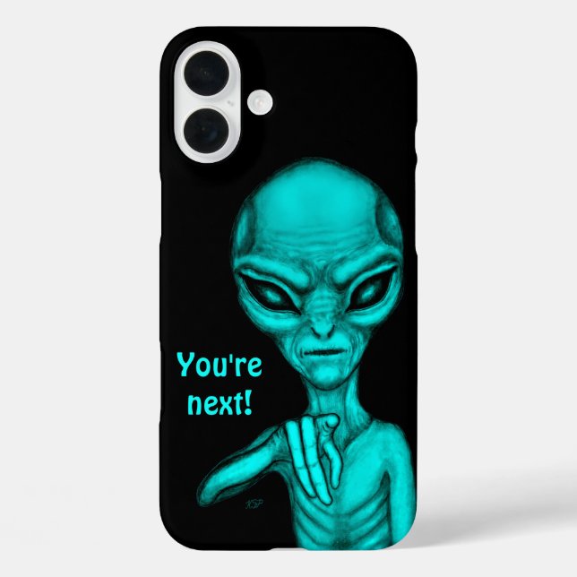 Bad Alien , You're next ! Case-Mate iPhone Case (Back)