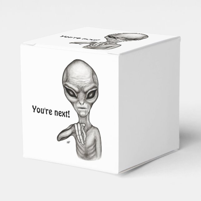 Bad Alien , You're next ! Favour Box (Front Side)