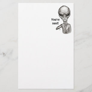 Bad Alien , You're next ! Letterhead