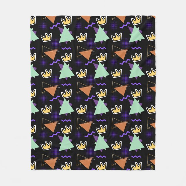 Bad and Boo-jee Fleece Blanket (Front)