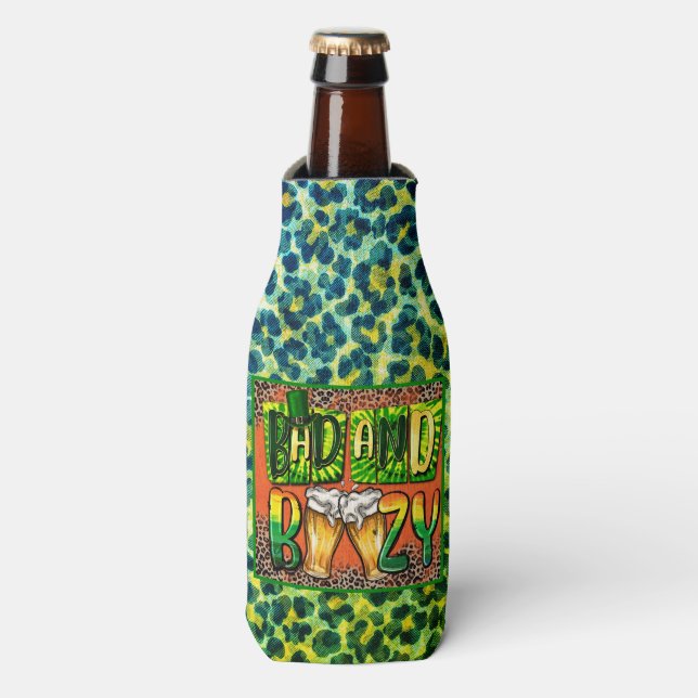 Bad and Boozy Bottle Cooler (Bottle Front)
