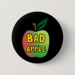 Bad Apple 6 Cm Round Badge