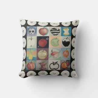 Bad Apple Art Pillow