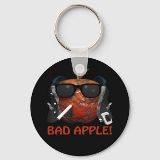 Bad Apple Key Ring