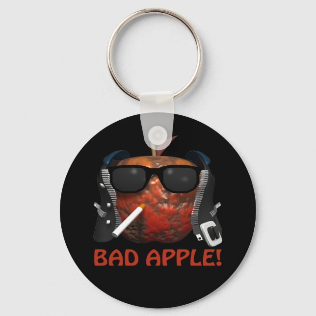 Bad Apple Key Ring (Front)