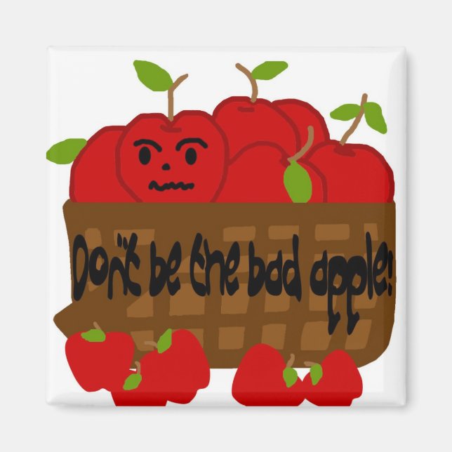 Bad apple magnet (Front)