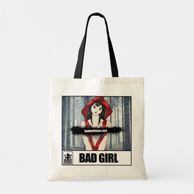 Bad Art • Bad Girl • Tote Bag (Back)