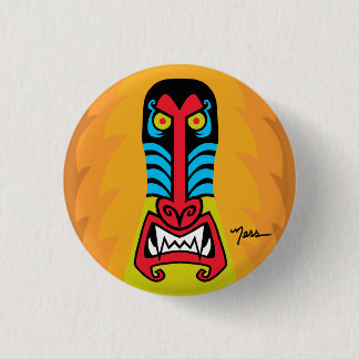 BAD ASS BABOON 3 CM ROUND BADGE