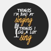 Bad At Singing Funny Karaoke Singer Artist