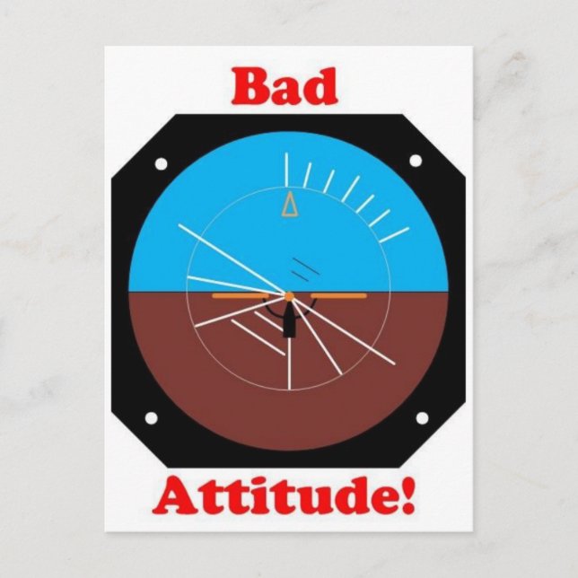 Bad Attitude Postcard (Front)