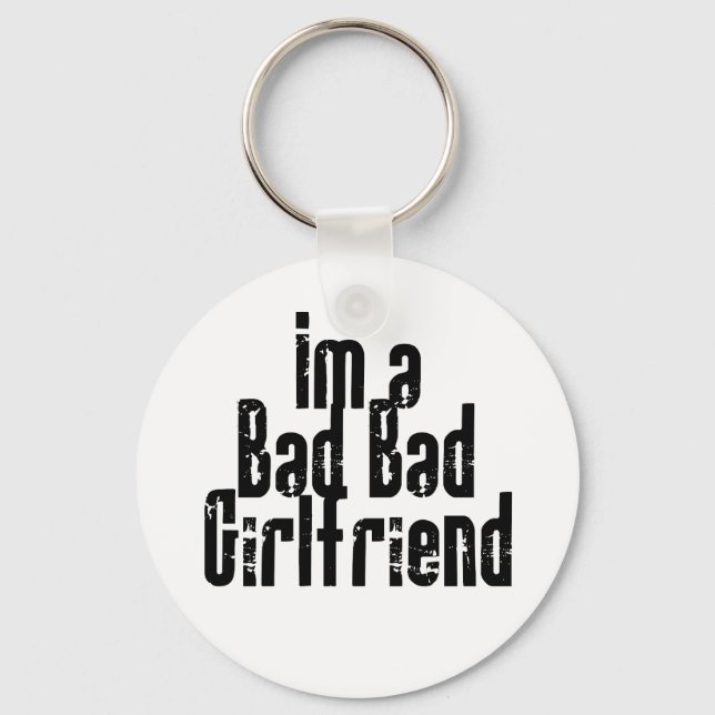 Bad Bad Girlfriend Keychain (Front)