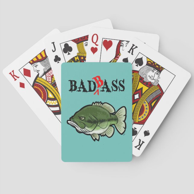 Bad Bass Playing Cards (Back)
