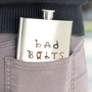 Bad Bolts Blow - Classic Flask