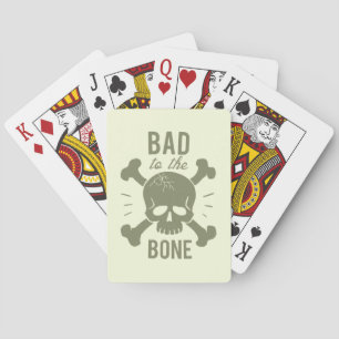 Bad Bone Skull & Crossbones Playing Cards