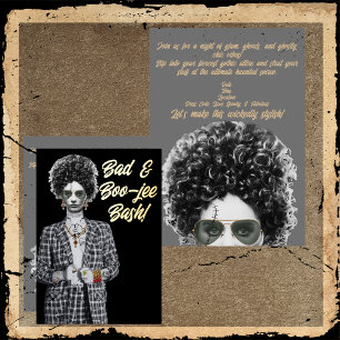 Bad & Boo-jee Bride Foil Invitation