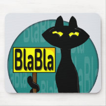 Bad Boogie Funny BlaBla Mouse Pad