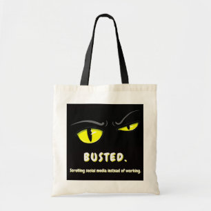 Bad Boogie Funny Mug - Busted. sign Tote Bag