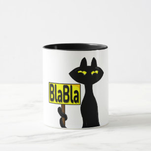 Bad Boogie Funny Mugs - BlaBla sign