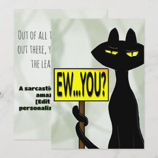 Bad Boogie Funny Thank You Card