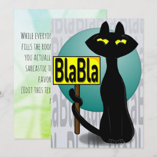 Bad Boogie Funny Thank You Card 