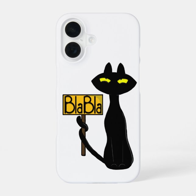 Bad  Boogie - The Cat- " BlaBla"  Phon case (Back)