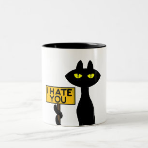 Bad Boogie -The Cat- "IHATEYOU" funny Mugs