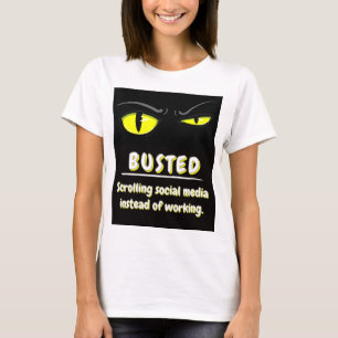 Bad Boogie The Cat T-Shirt Sarcastic Graphic Tee