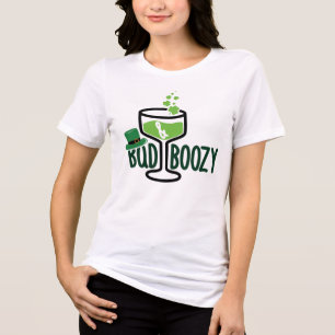 Bad & Boozy St. Patrick’s Day Design-61102 Hoodie Tri-Blend Shirt
