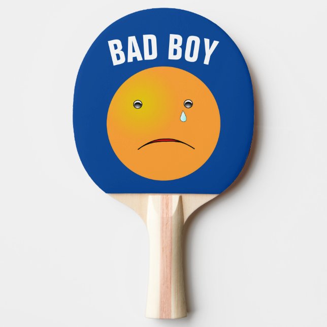 BAD BOY CRYING PING PONG PADDLES (Front)