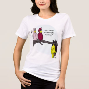 Bad Boys Pale Pink Women's T-Shirt Tri-Blend Shirt