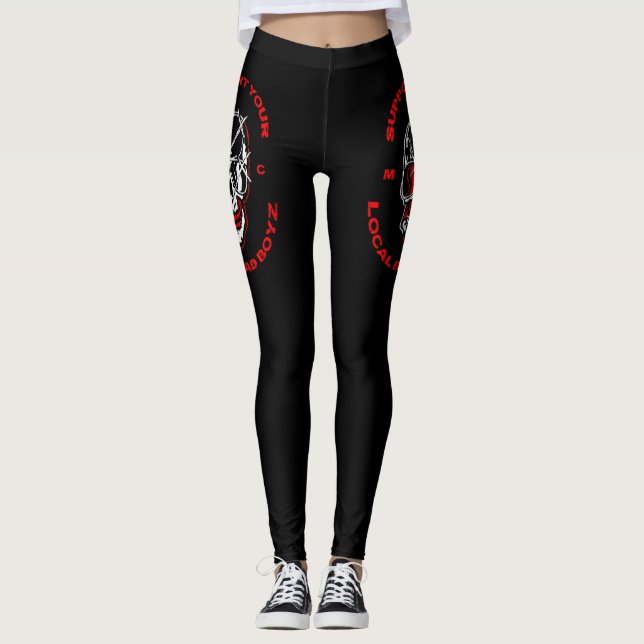 Bad Boyz Support Leggings (Front)